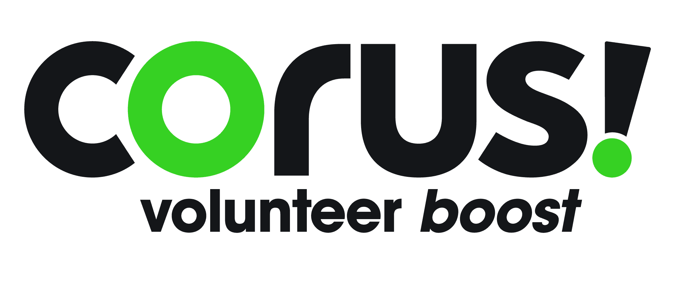 Corus volunteer boost logo