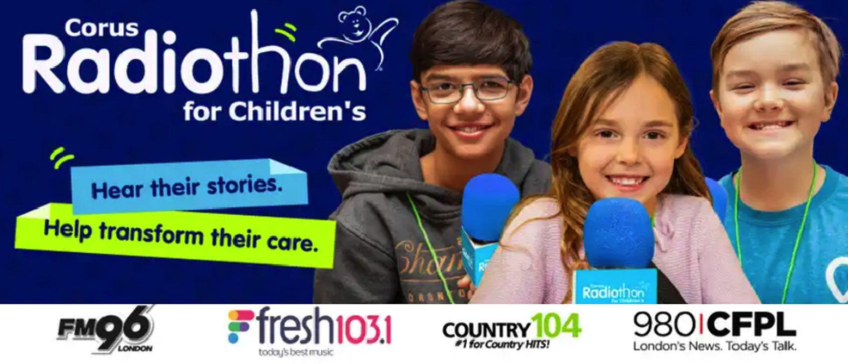 Corus Radiothon for Children’s Health Foundation